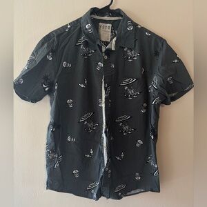 Fun Skull Patterned Men's Shirt